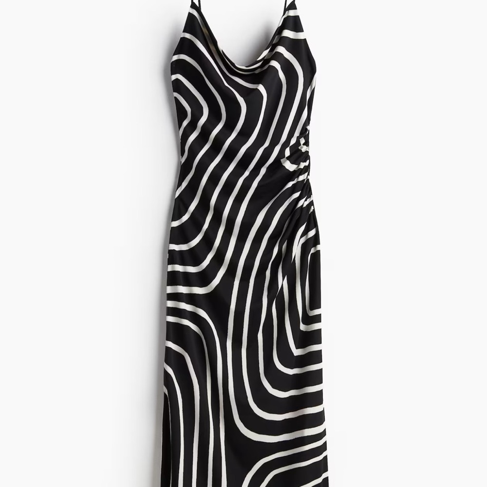 H&M Draped Cowl Neck Dress